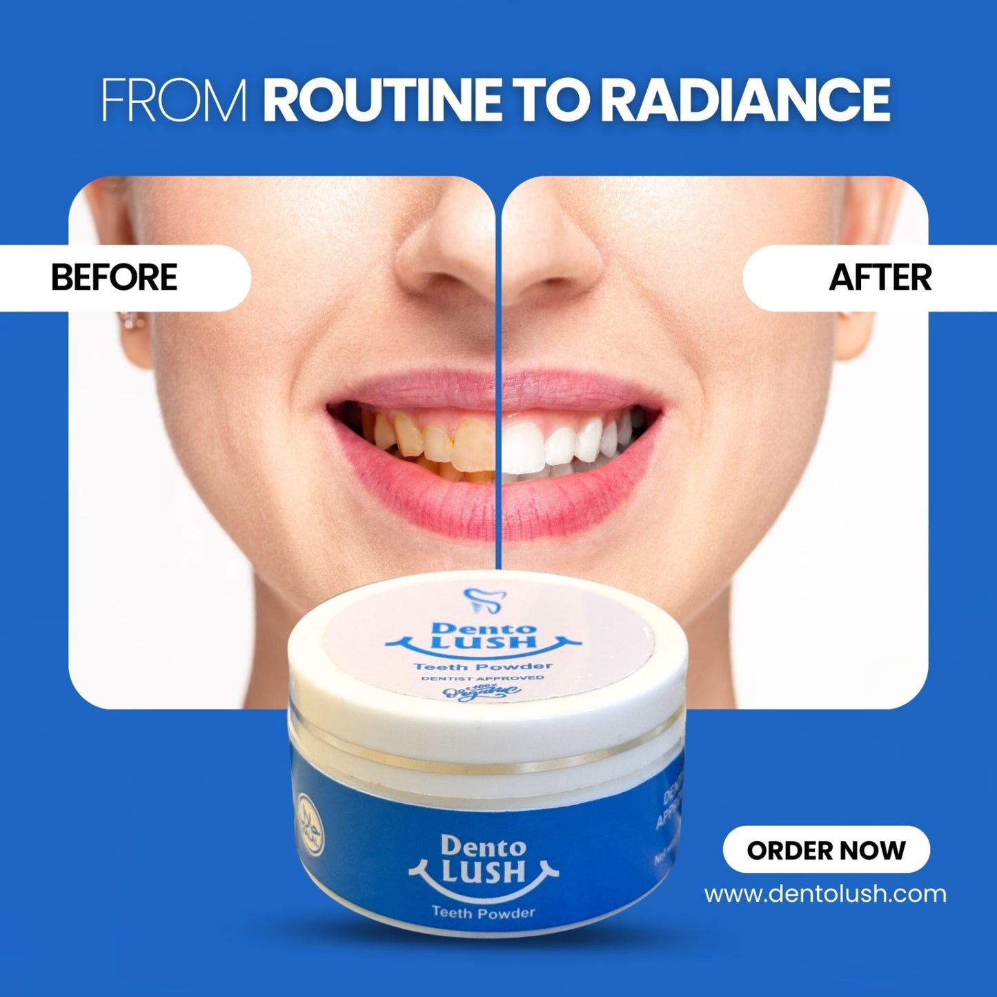 Dento Lush Tooth Whitening Powder